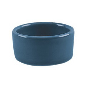 Teelichthalter metallblau Keramik glasiert Ø 5 cm...