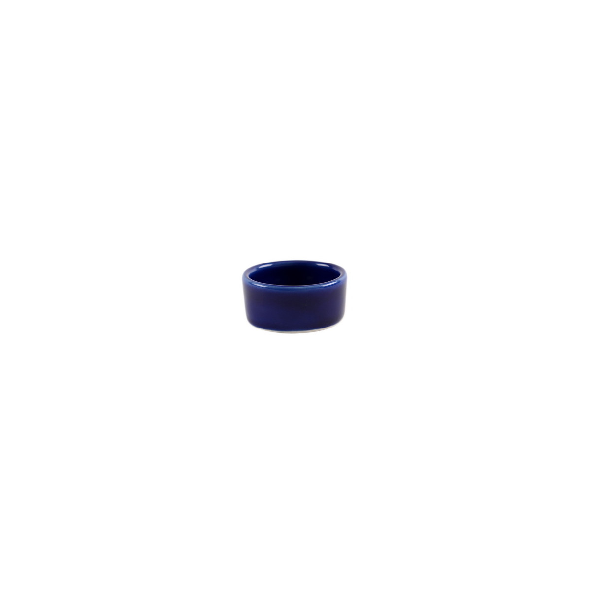 Teelichthalter blau Keramik glasiert Ø 5 cm FAIR...