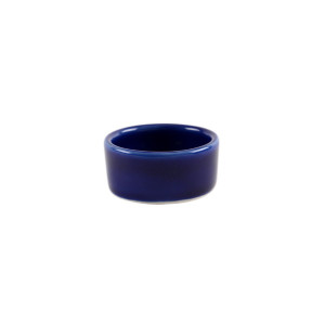 Teelichthalter blau Keramik glasiert Ø 5 cm FAIR...