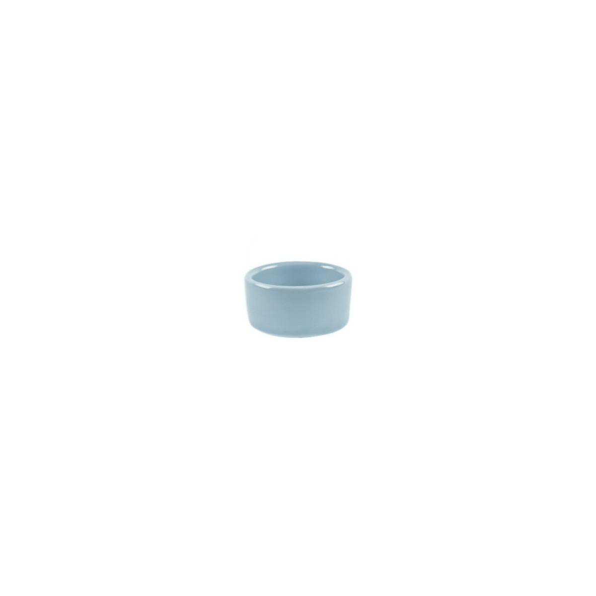 Teelichthalter weißblau Keramik glasiert Ø 5...