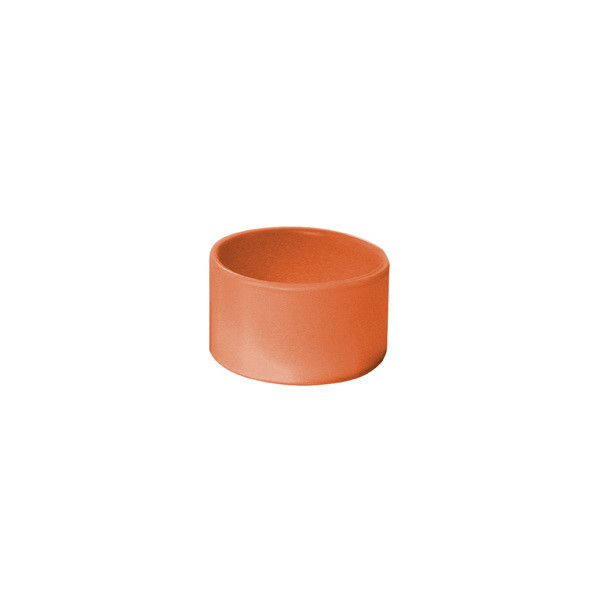 Teelichthalter orange Keramik glasiert Ø 5 cm FAIR TRADE