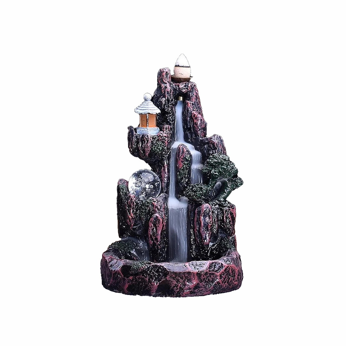 Mountains River Waterfall Rückflu&s box
