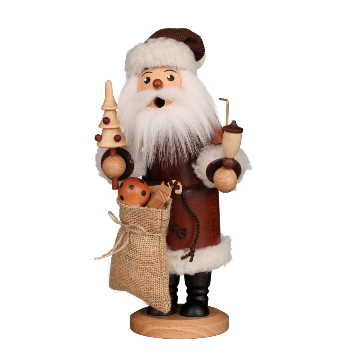 Christian Ulbricht Räuchermann Weihnachtsmann natur