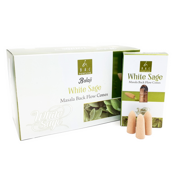 Balaji Malasa Jumbo Rückflusskegel White Sage