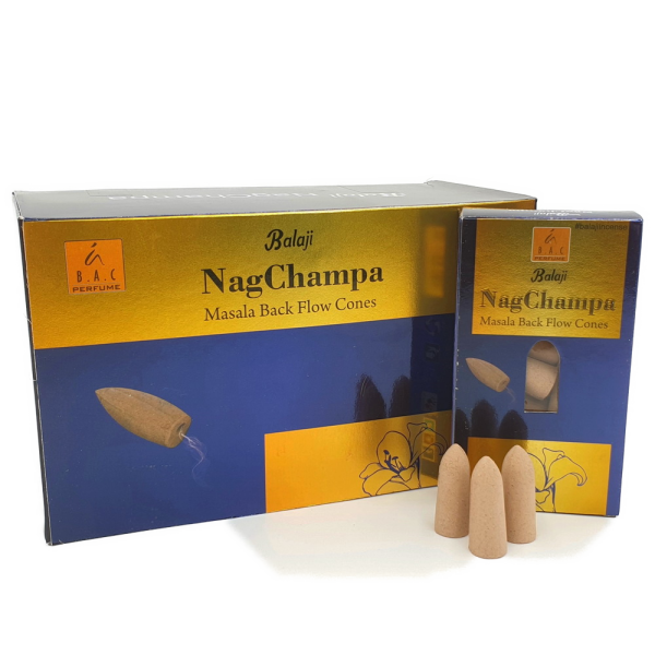 Balaji Malasa Jumbo Rückflusskegel Nag Champa