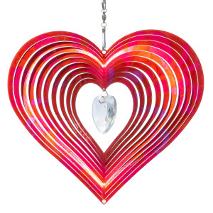 Rainbow Crystal Heart 200 Windspiel