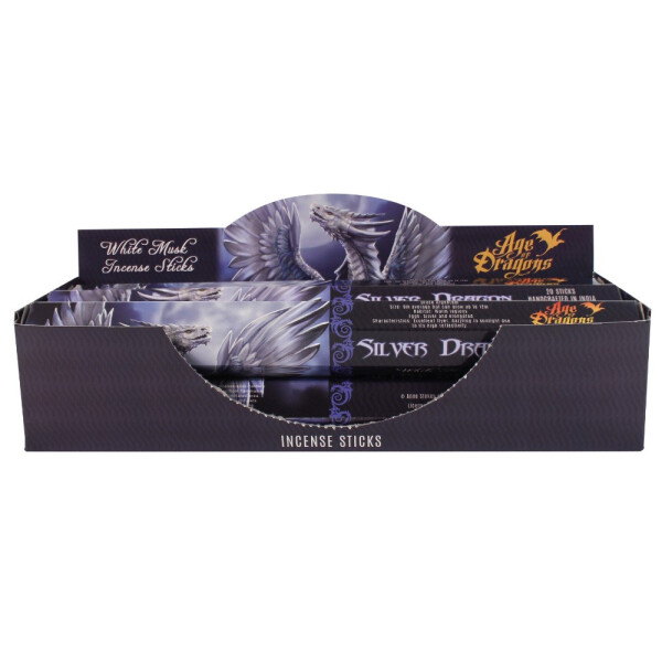 Silver Dragon (Weißer Moschus) Räucherstäbchen by Anne Stokes (11)