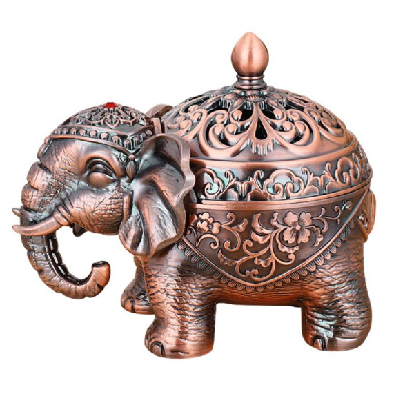 Elefant Weihrauch-Brenner, Räuchergefäß, broncefarben