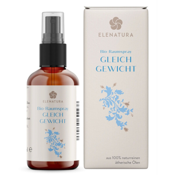 Elenatura Bio Raumspray Gleichgewicht mit 100% naturreinen Bio-Düften