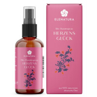 Elenatura Bio Raumspray Herzensglück mit naturreinen Bio-Düften