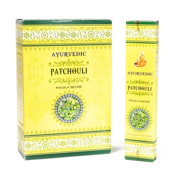 Ayurvedisches Masala Patchouli Räucherstäbchen