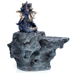 Elements Yoga Drache LED Kristallhöhle Räucherstäbchenhalter