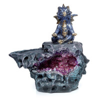 Elements Yoga Drache LED Kristallhöhle Räucherstäbchenhalter