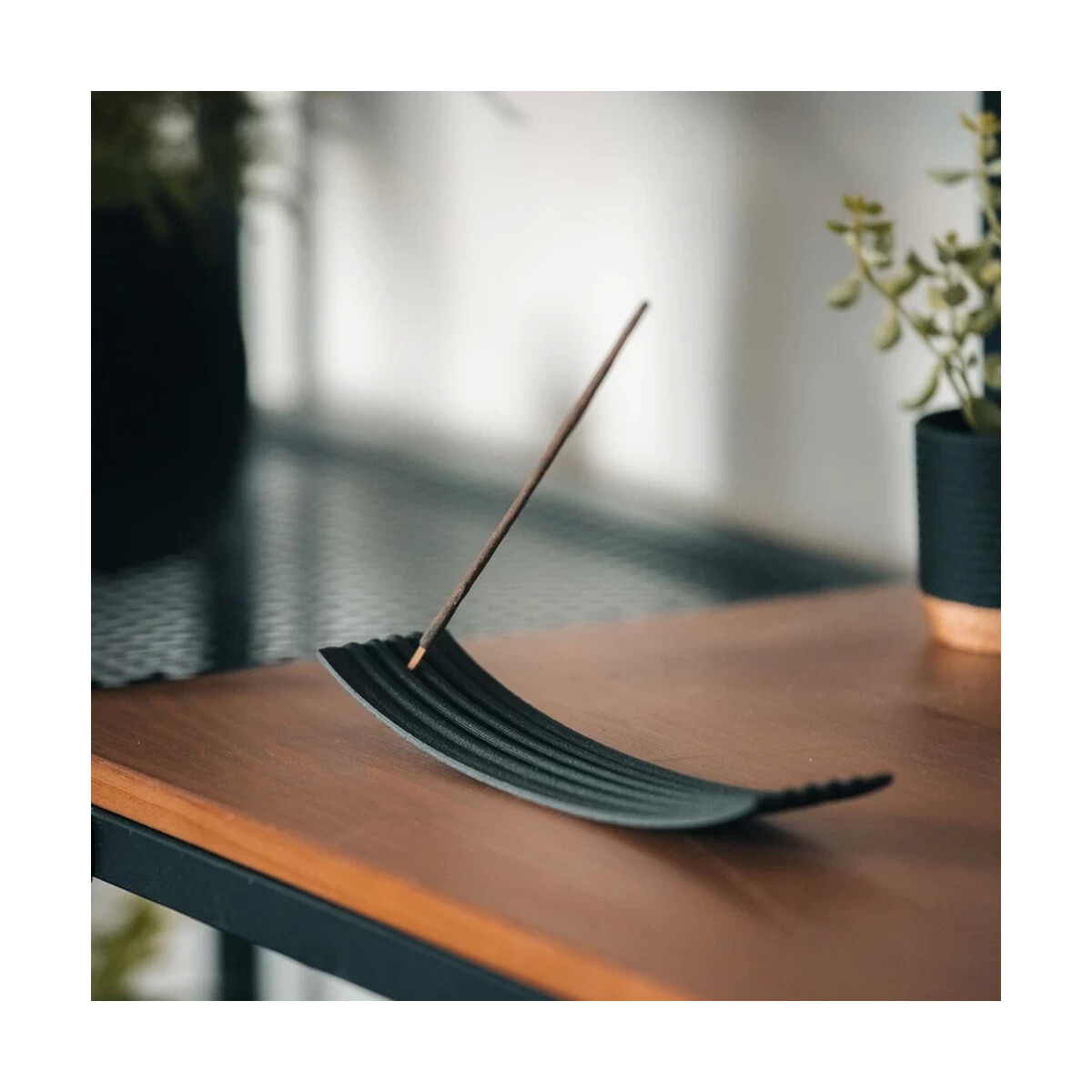 Räucherstäbchenhalter Balance - Ebony Black