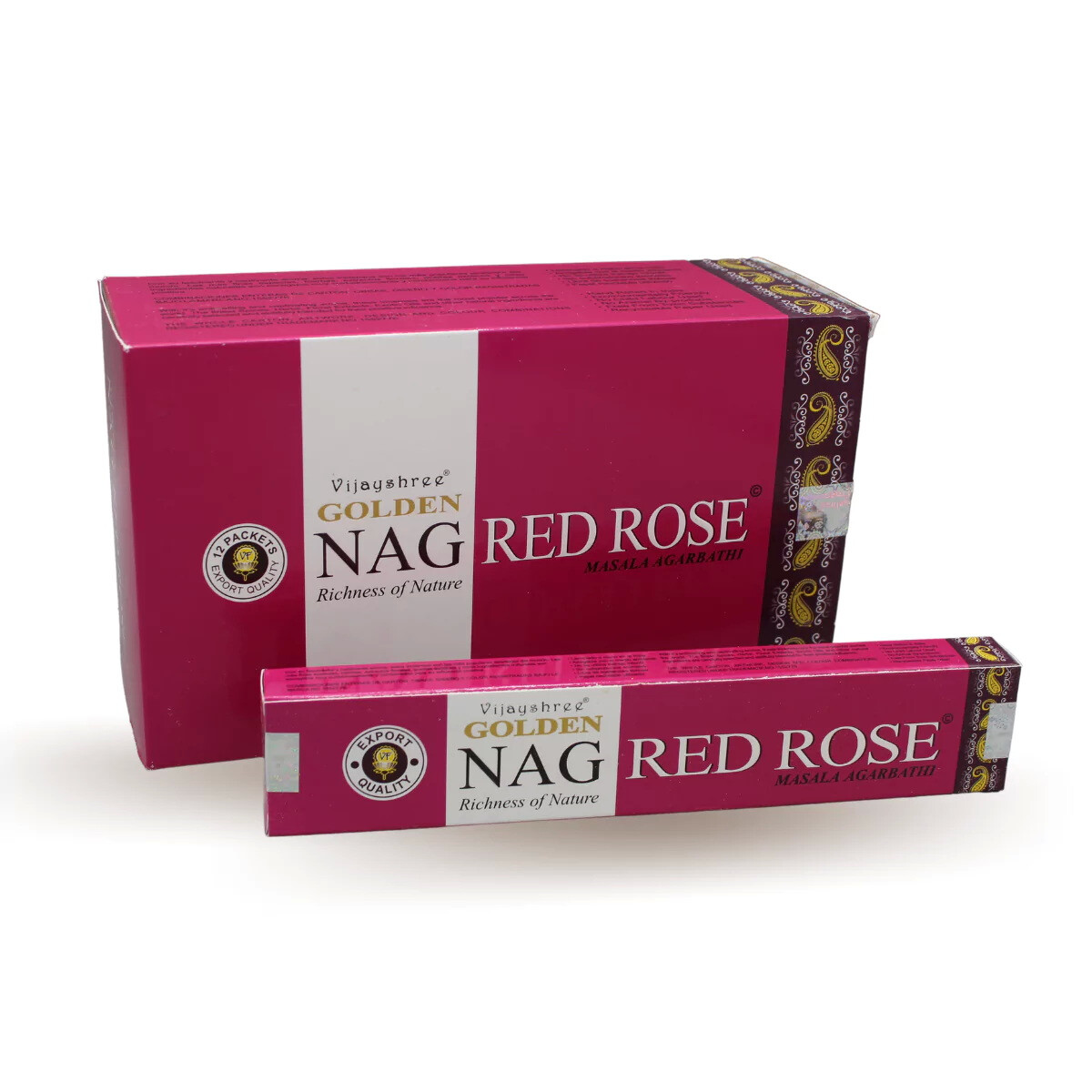 Golden Nag Red Rose  Räucherst&auml box