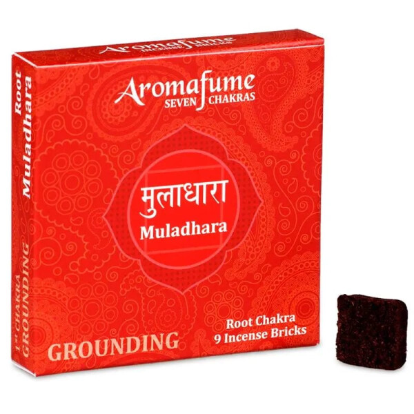 Aromafume Chakra-Weihrauchblöcke 1. Chakra, Muladhara - Wurzelchakra