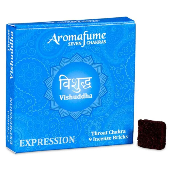 Aromafume Chakra-Weihrauchblöcke 5. Chakra, Vishudda - Halschakra