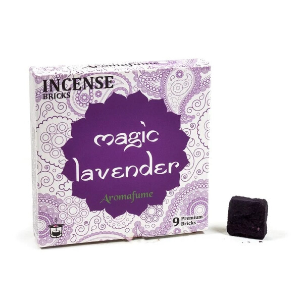 Aromafume Weihrauchblöcke - Magic Lavender, 9 Stück pro Verpackung