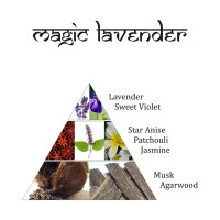 Aromafume Weihrauchblöcke - Magic Lavender, 9 Stück pro Verpackung