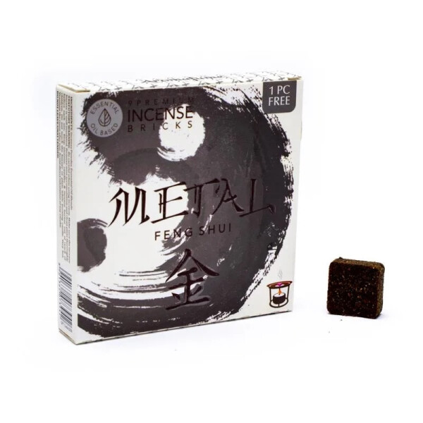 Aromafume Feng Shui Weihrauchblöcke - Metall