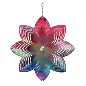 Rainbow Pearl Flower 250 Orbit Edelstahl-Windspiel