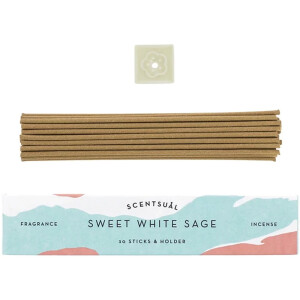SCENTSUAL natürliche Räucherstäbchen - Sweet white Sage (Weißer Salbei)