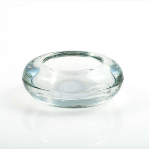 Pajoma Teelichthalter Mila, Glas, Höhe 2,7 cm 4er Set
