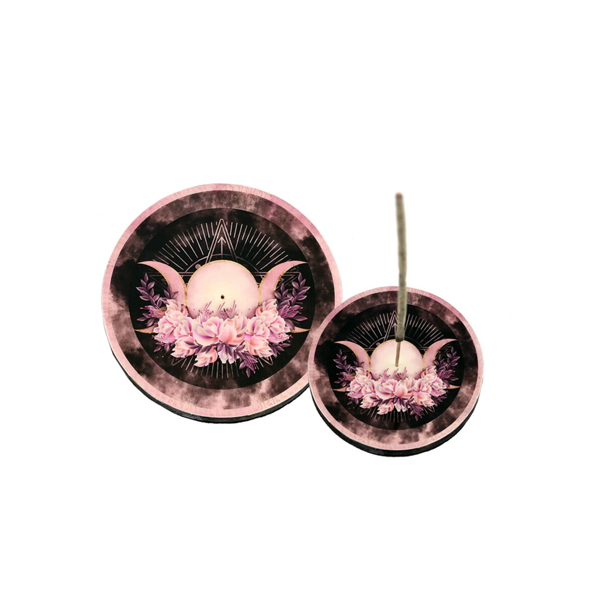 Triple Moon Rose Räucherstäbch box
