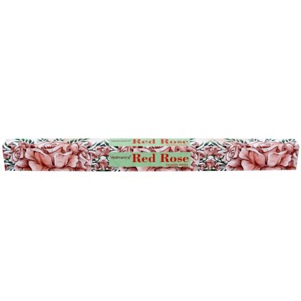 Vedmantra Premium Räucherstäbchen - Red Rose