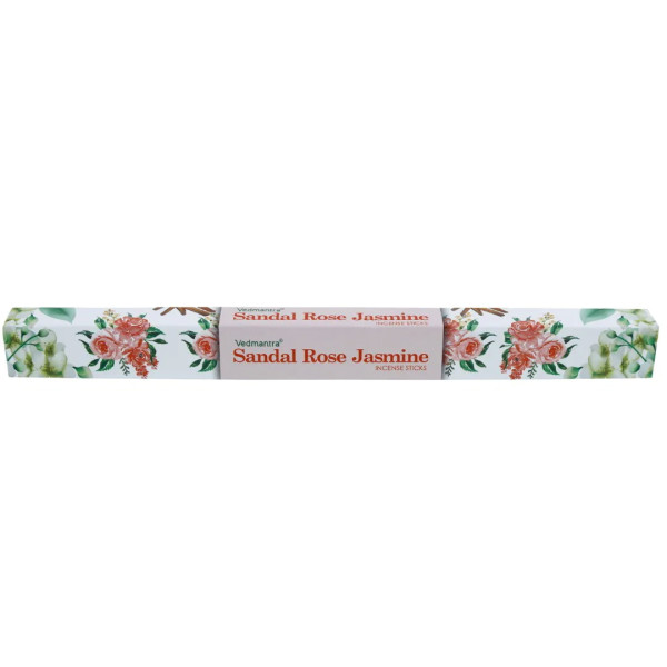 Vedmantra Premium Räucherstäbchen - Sandal Rose Jasmine