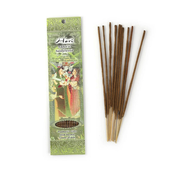 Prabhujis Gifts Räucherstäbchen Hari - Amber und Sandelholz