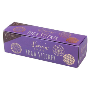 Yoga Sticker (150 St.) Lotus, Blume des Lebens, OM je 50