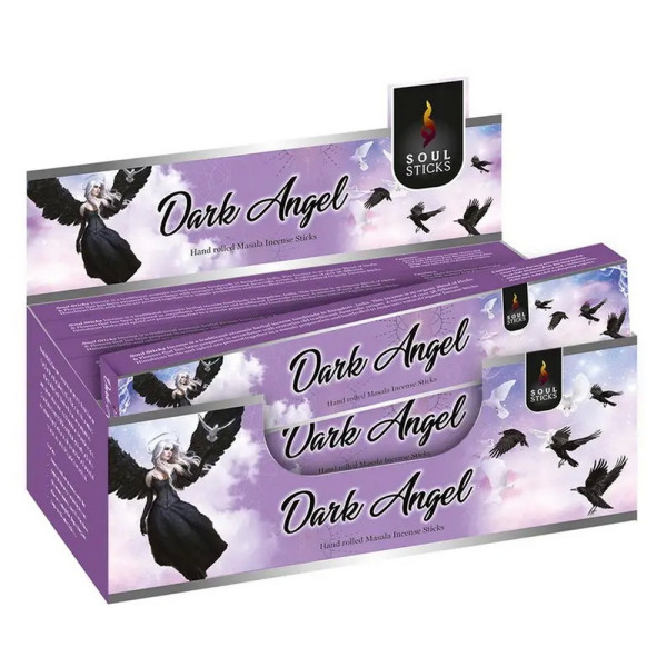 Soul Sticks Dark Angel natürliche Räucherstäbchen, Violet, Frank Incense & Bergamot