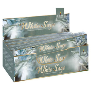 Soul Sticks White Sage natürliche Räucherstäbchen, White Sage, Clary Sage & Eukalyptus