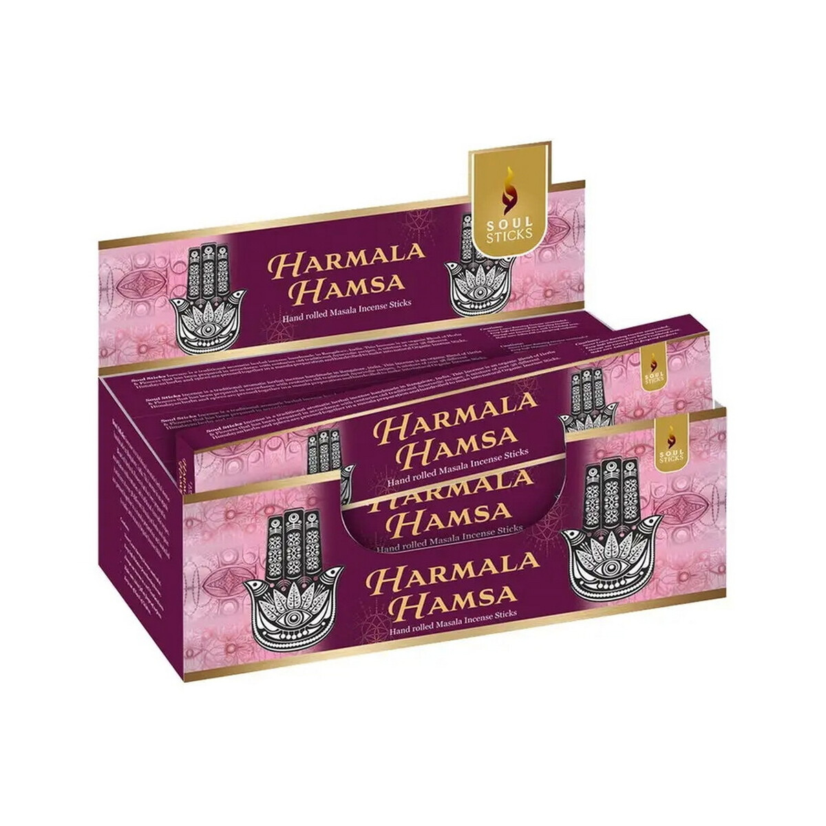 Soul Sticks Harmala Hamsa natürlich box