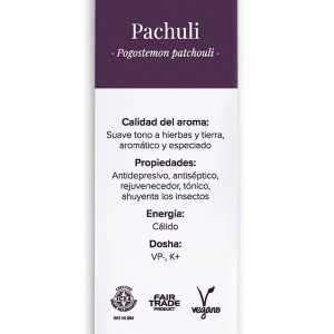 BioAroma Pachuli (Patchouli) Räucherstäbchen, Ayurveda. Fairer Handel