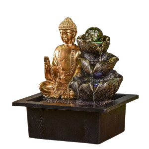 Zimmerspringbrunnen-Buddha-Arya