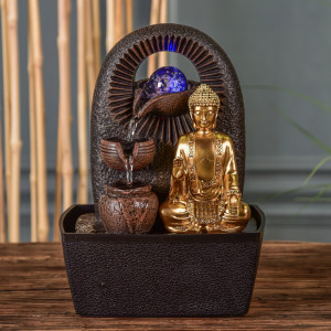 Zimmerspringbrunnen-Buddha-Bhava