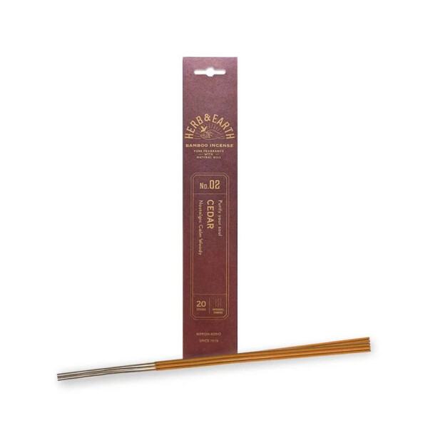 Japanische Räucherstäbchen Herb & Earth - Zeder