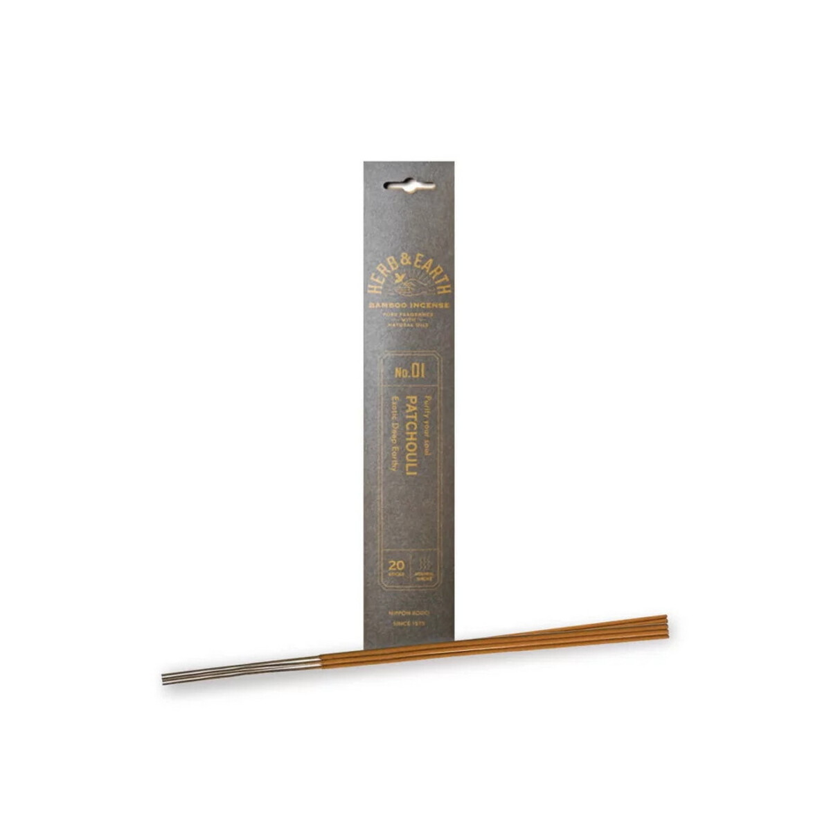 Japanische Räucherstäbchen Herb & Earth - Pats