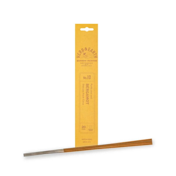 Japanische Räucherstäbchen Herb & Earth - Bergamotte
