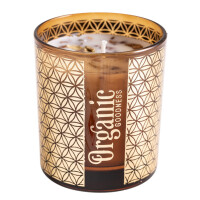Organic Sojawachskerze Rose und Geranie