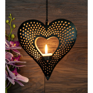 Herz Orientalisches Licht mit 22cm Kette