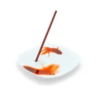 Yume-No-Yume Japanische Räucherstäbchenhalter in Geschenkbox Goldfisch