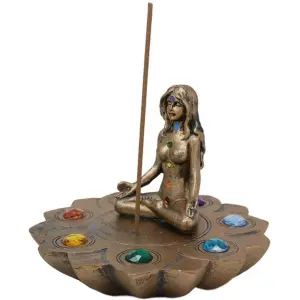 Räucherstäbchenhalter für Yoga Meditation mit sieben Chakren