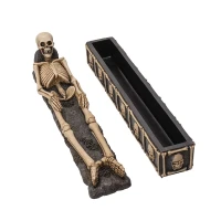 Skeleton Tomb Weihrauchbrennerbox, Räucherstäbchenhalter