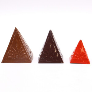Räucherpulver-Formen-Set – Hellbraun, Dunkelbraun, Orange
