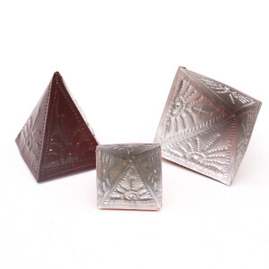Räucherpulver-Formen-Set – Hellbraun, Dunkelbraun, Orange