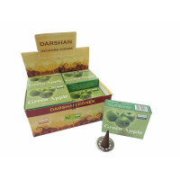 Darshan Räucherkegel Grüner Apfel 10 Kegel