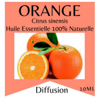 Ätherisches Öl – Süßorange – 10 ml – Verwendung zur Diffusion – Verpackt in Frankreich